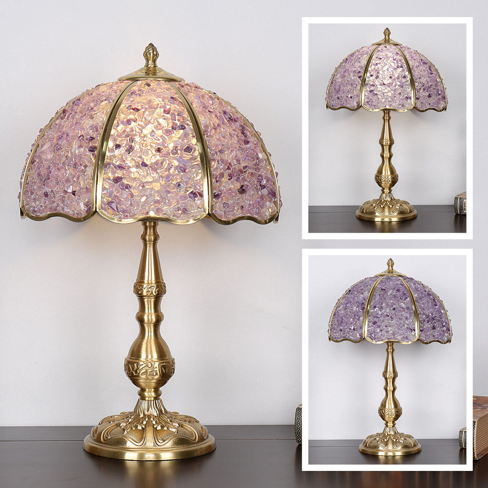 Umbrella Half Circle Full Table Lamp
