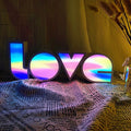 PS LOVE Letter Bedroom Table Lamp
