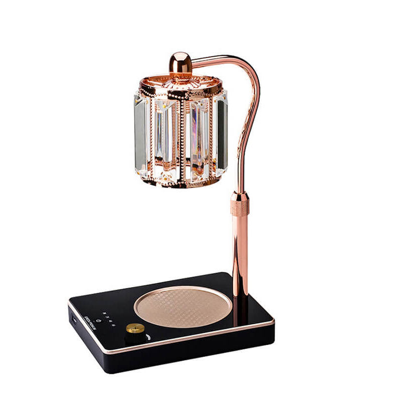 Round Plastic Glass Aroma Table Lamp
