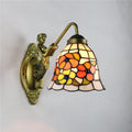 Mediterranean Conical Stained Glass Wall Lamp