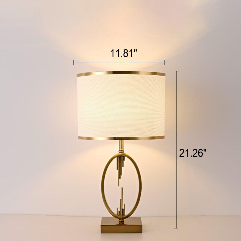 Imitation Copper Cloth Table Lamp