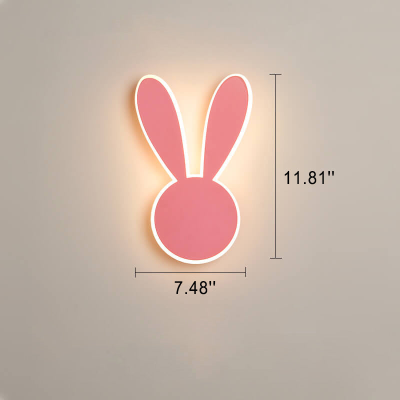 Cartoon Mouse Rabbit Wall Lamp