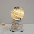 Orb Moon Ceramic Glass Table Lamp