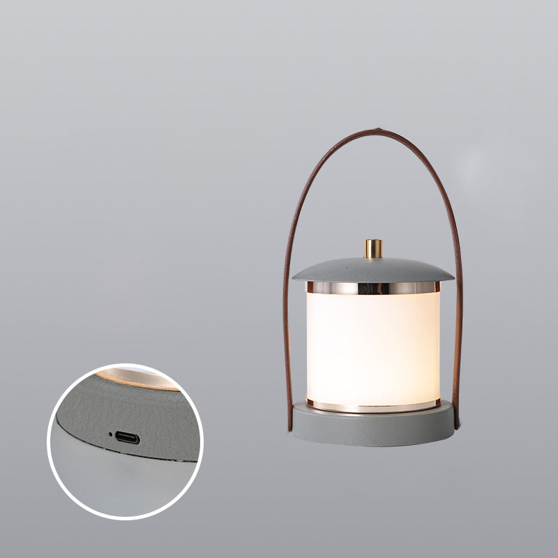 Portable Imitation Leather Acrylic Outdoor Light