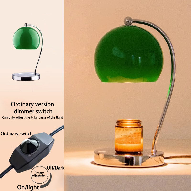 Iron Stainless Steel Round Table Lamp