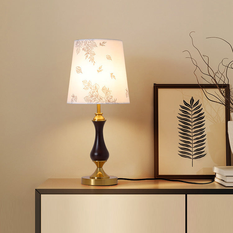 Round Bottle Disc Ash Table Lamp
