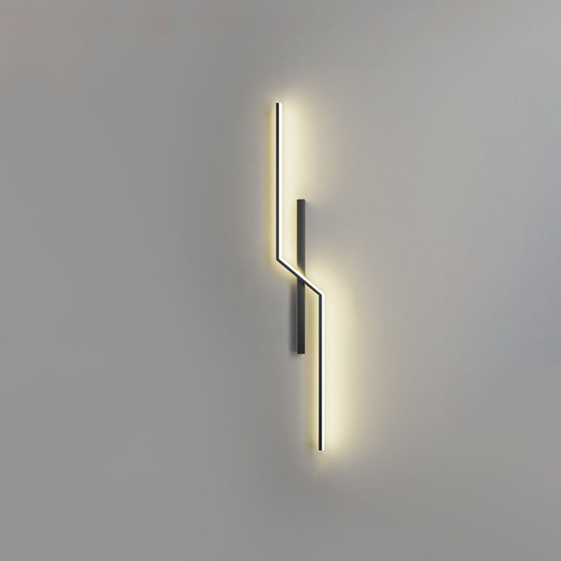 Geometry Lines Aluminum Iron Wall Lamp