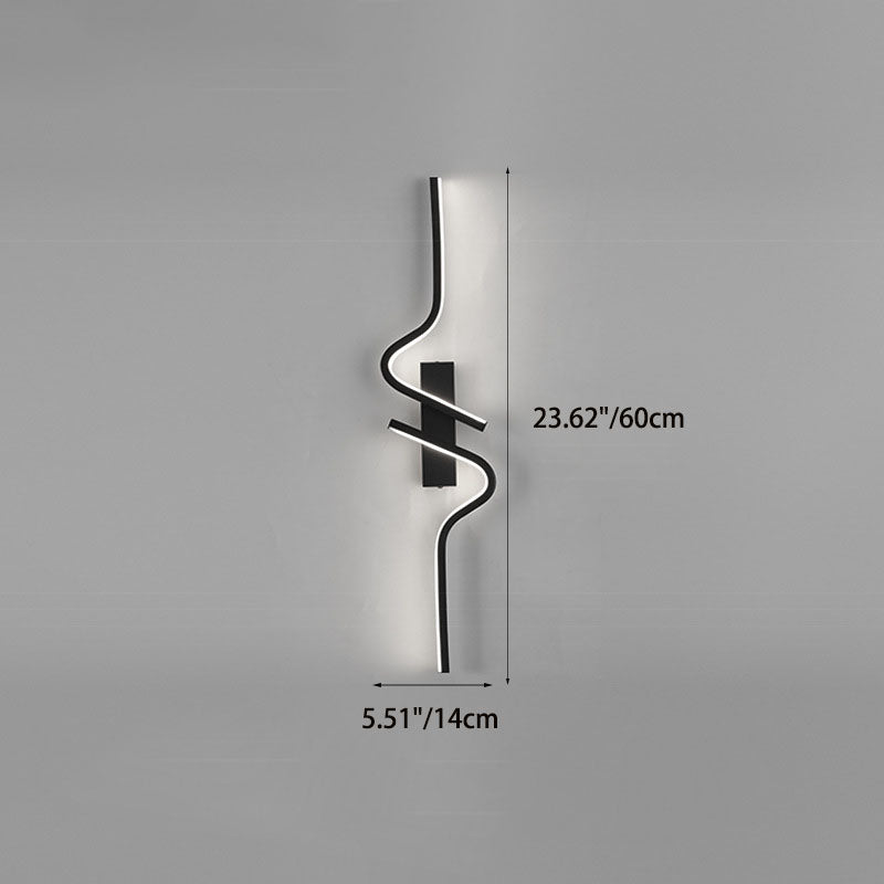 Strip Aluminum Silicon Gel Wall Lamp