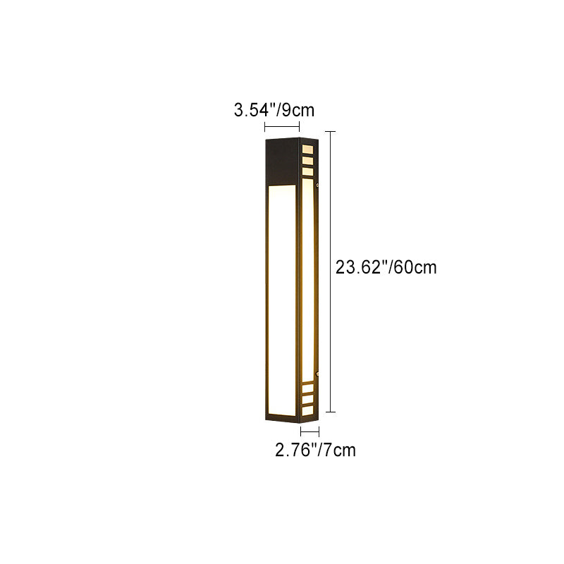 Stainless Steel Acrylic Column Outdoor Light