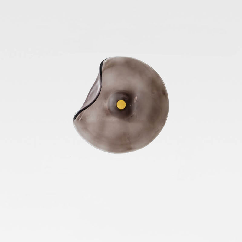 Glass Round Shape Wall Lamp