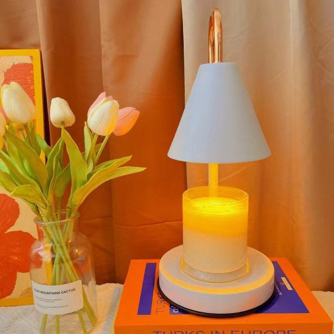 Metal Cone Lifting Melting Table Lamp
