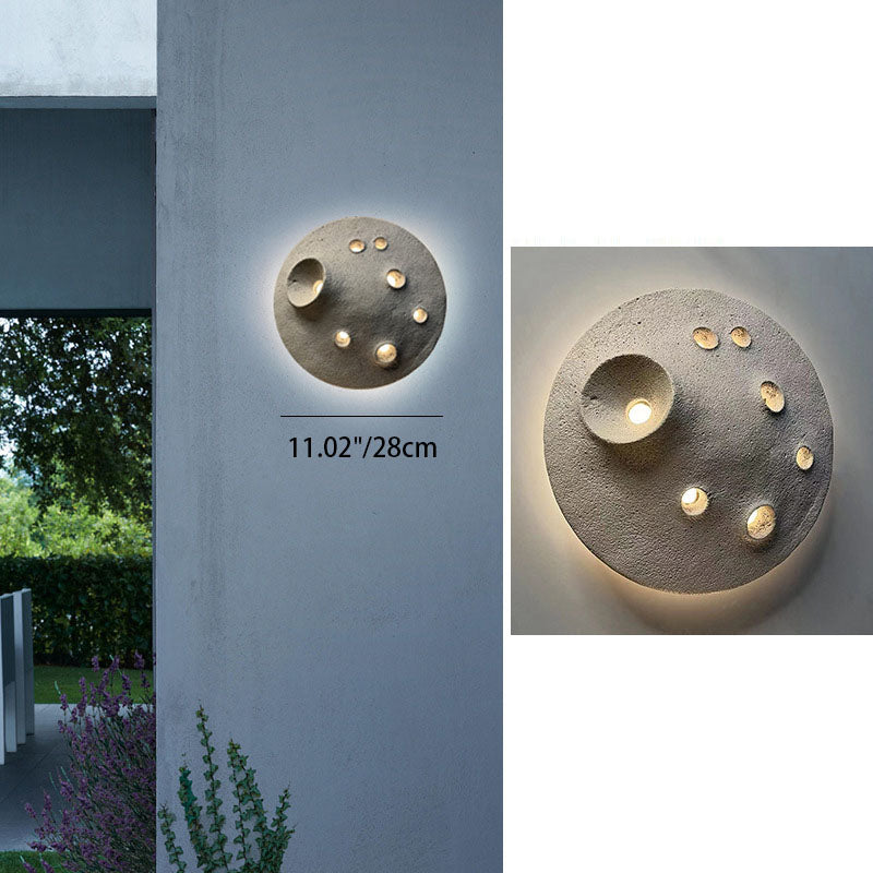 Lunar Concrete Garden Outdoor Light