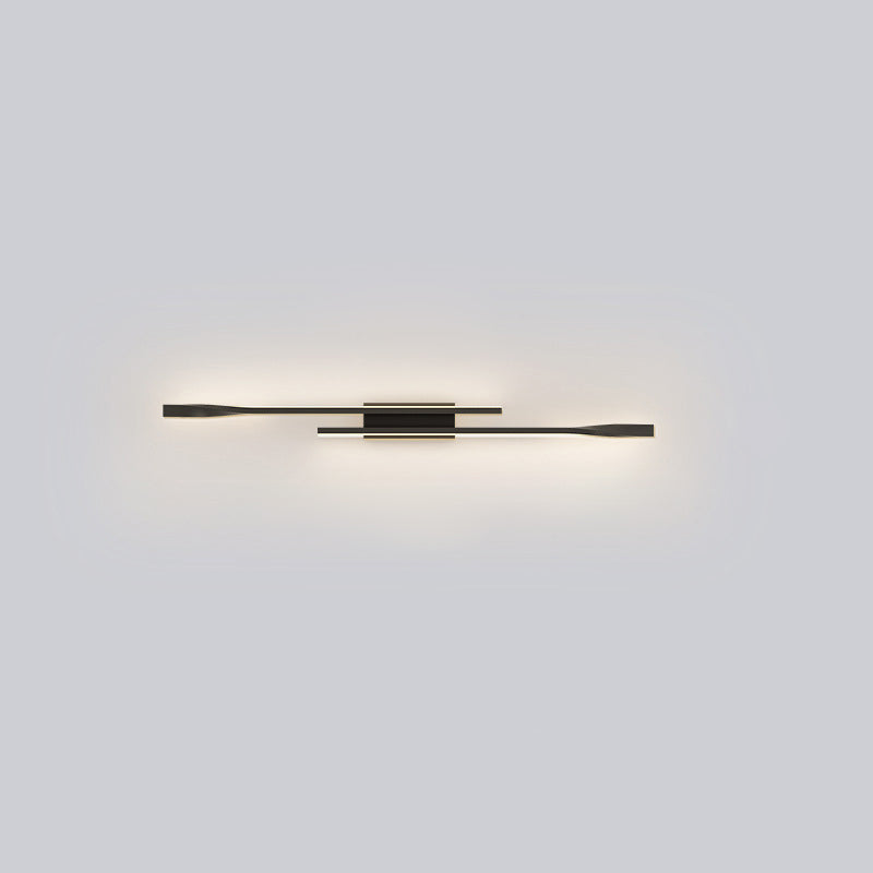 Aluminum Straight Line Silicone Wall Lamp