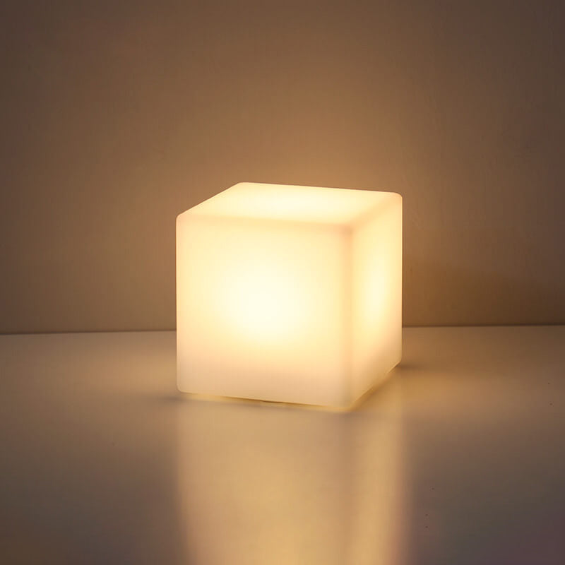 Geometry PE Battery Remote Table Lamp