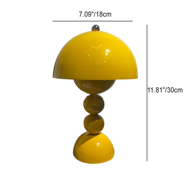 Mushroom Round Pod Table Lamp