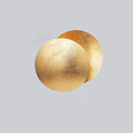 Alloy Round Bedroom Wall Lamp