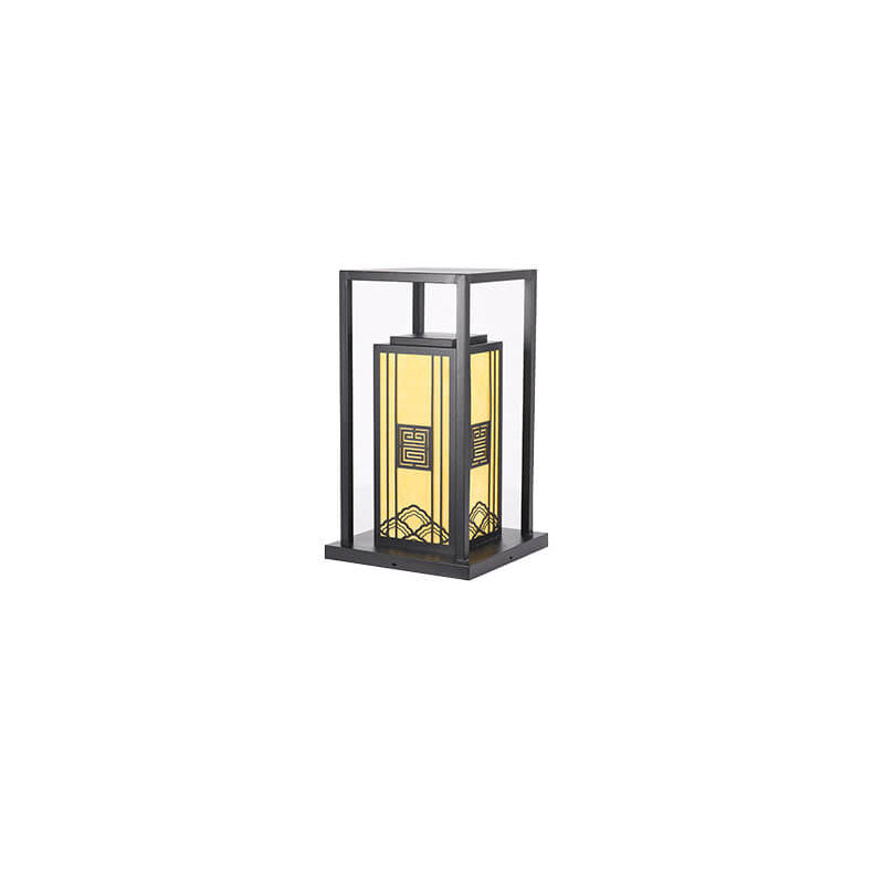 Imitation Marble Square Column Outdoor Light