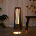 Round Vertical Pull Strip Outdoor Light
