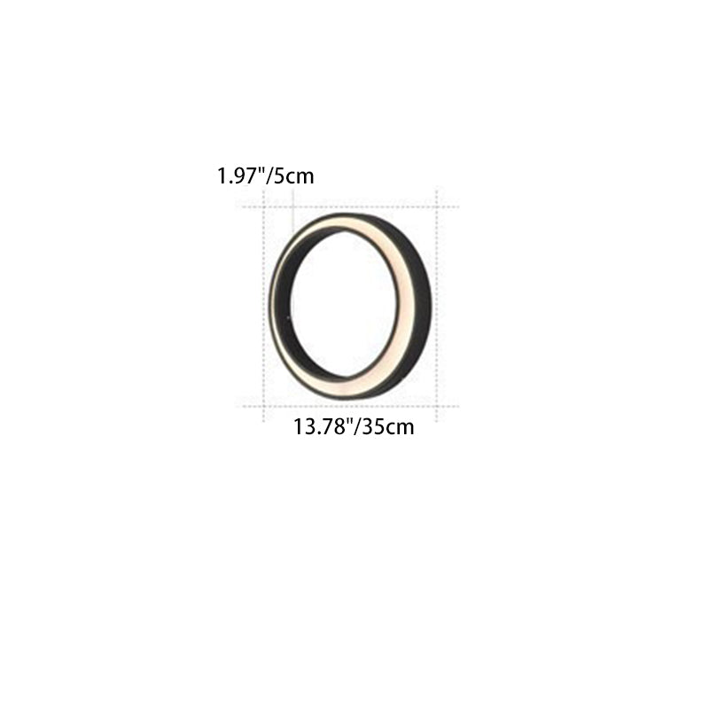 Crescent Circle Stainless Steel Outdoor Light