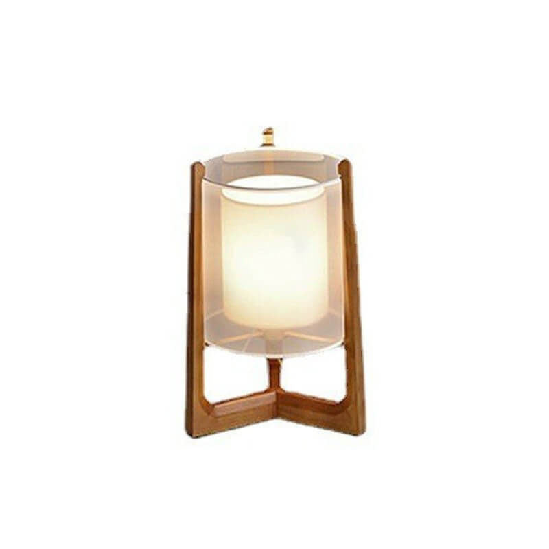 Japanese Minimalist Solid Wood Floor Lamp