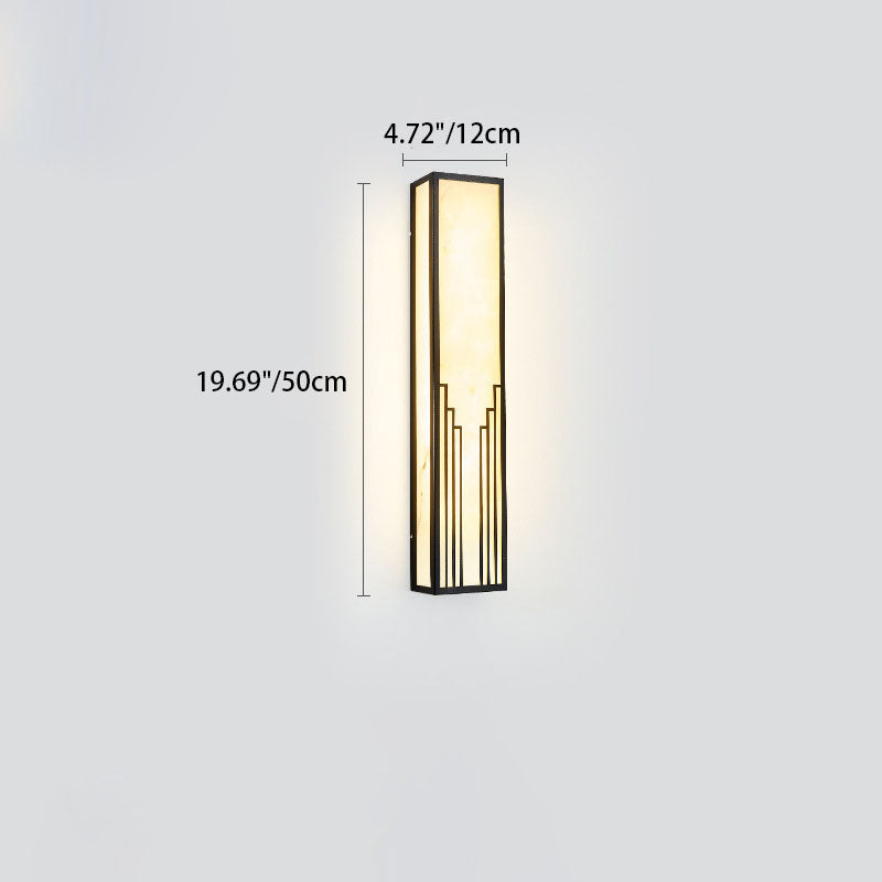 Rectangular Stainless Steel Imitation Outdoor Light