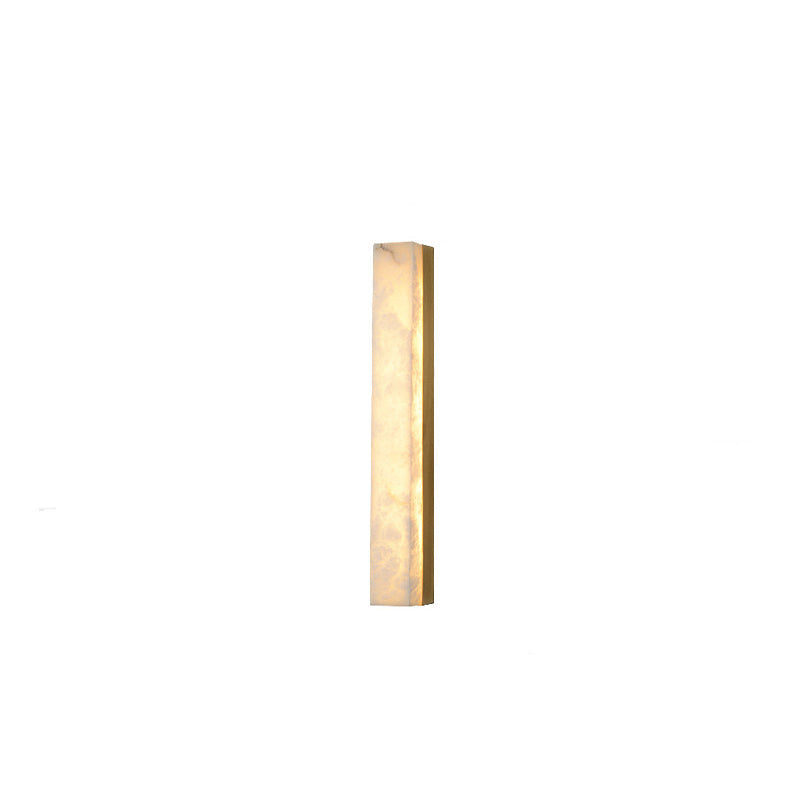 Strip Copper Marble Living Wall Lamp