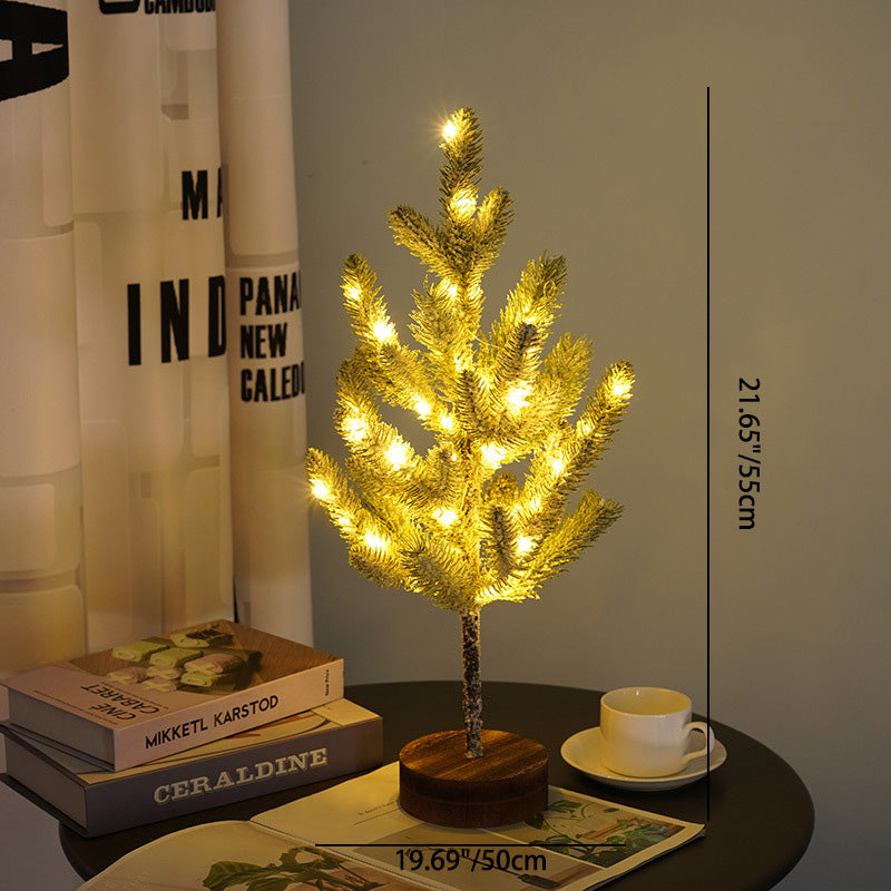 Pine Needle Tree PVC Table Lamp
