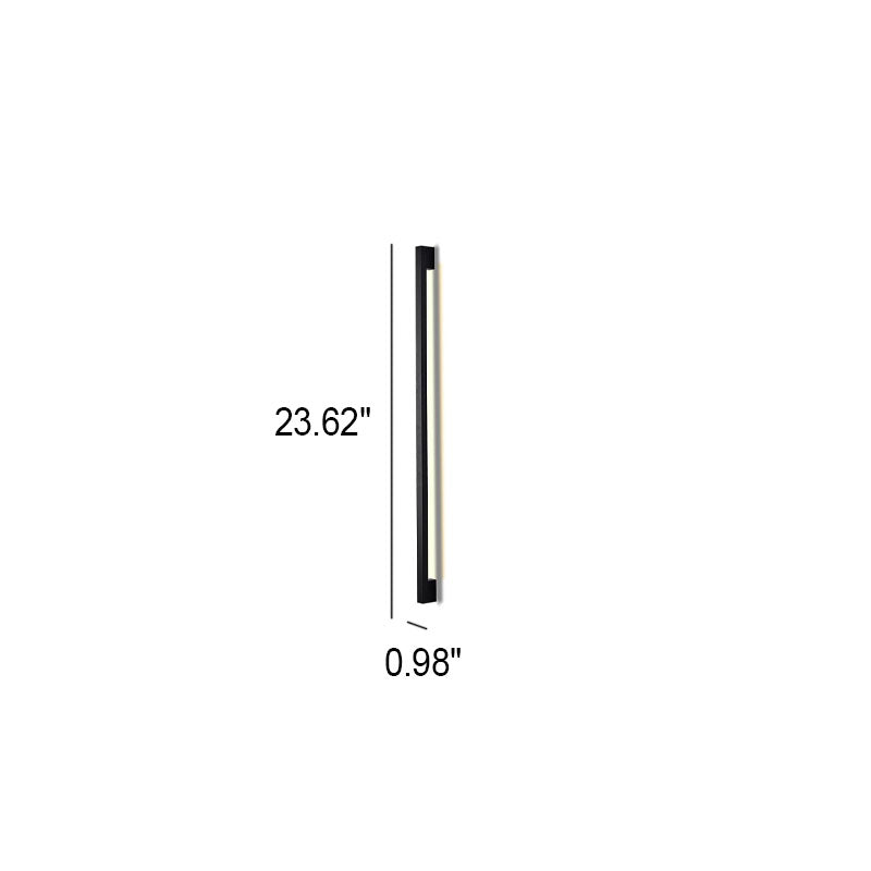 Long Strip Aluminum Silicone Wall Lamp