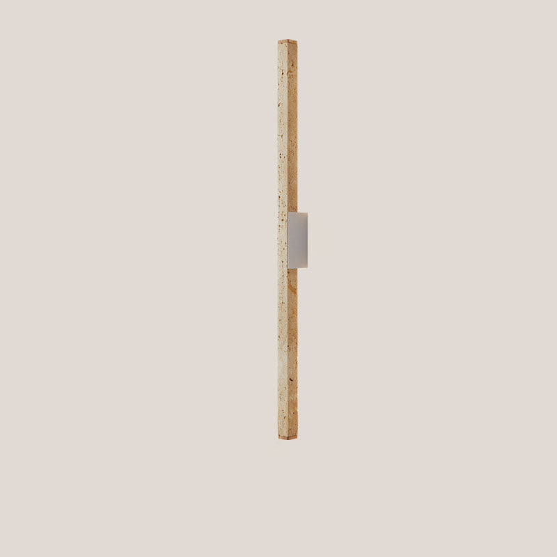 Yellow Travertine Long Strip Wall Lamp