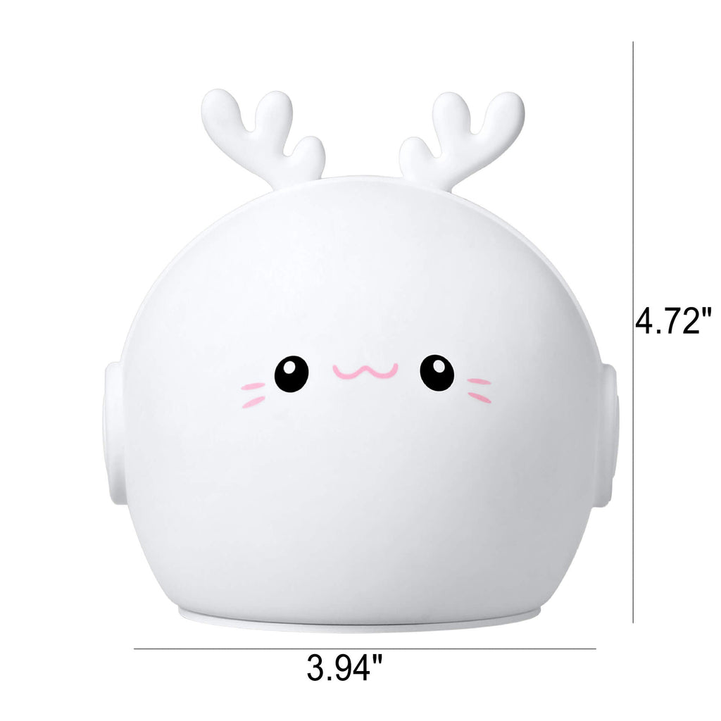 Cartoon Deer Rabbit Silicone Table Lamp