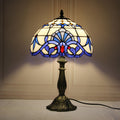 Stained Glass Dome Lotus Table Lamp