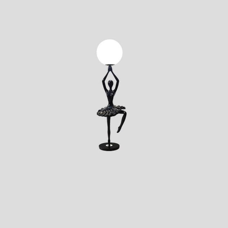 Ballet Girl Shape Orb Floor Lamp