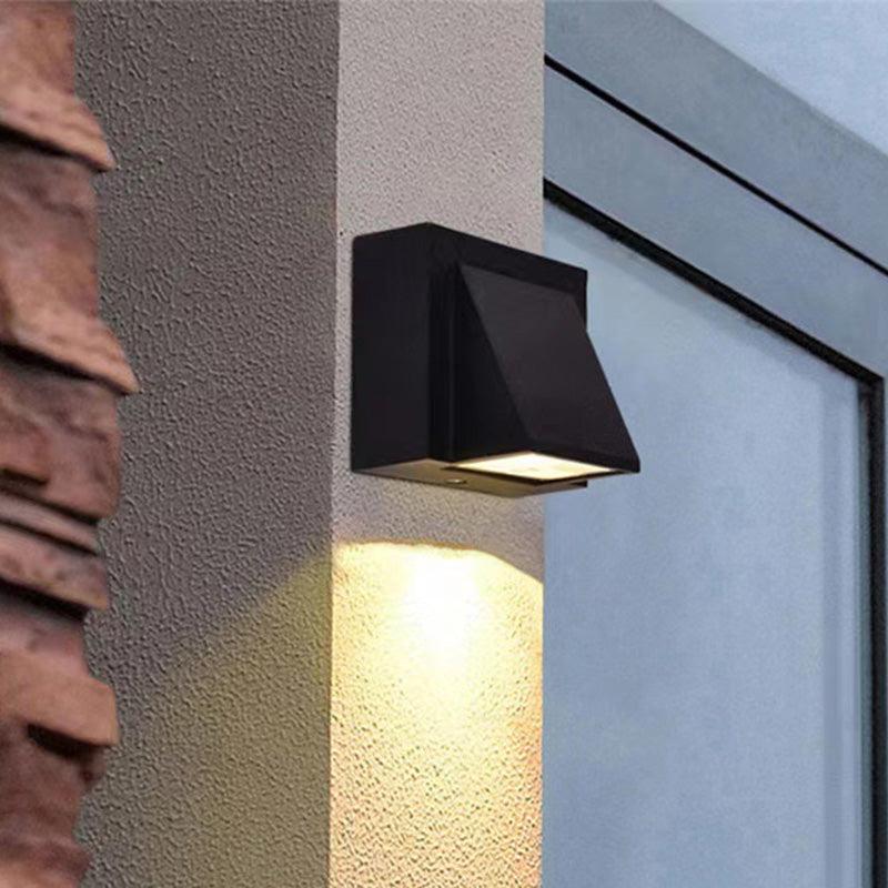 Aluminum Rectangular Triangular Prism Outdoor Light