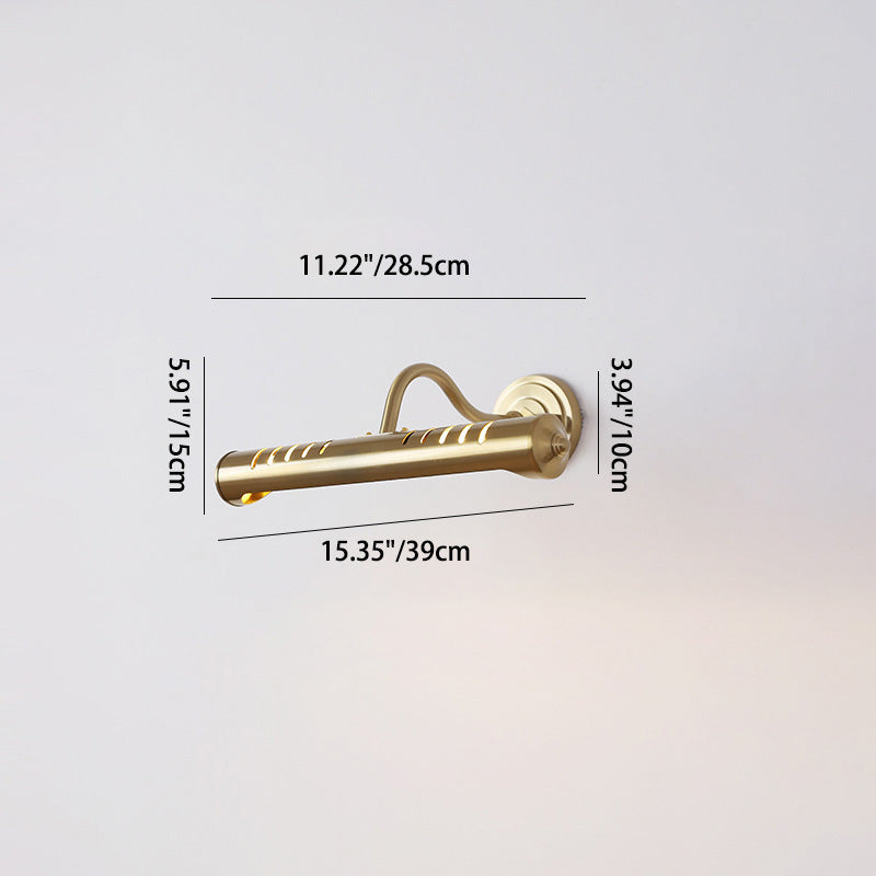 Cylinder Iron Bedroom 2-Light Wall Lamp