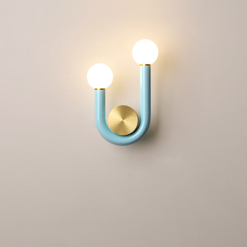 U-Shape Iron Aluminium Acrylic Wall Lamp