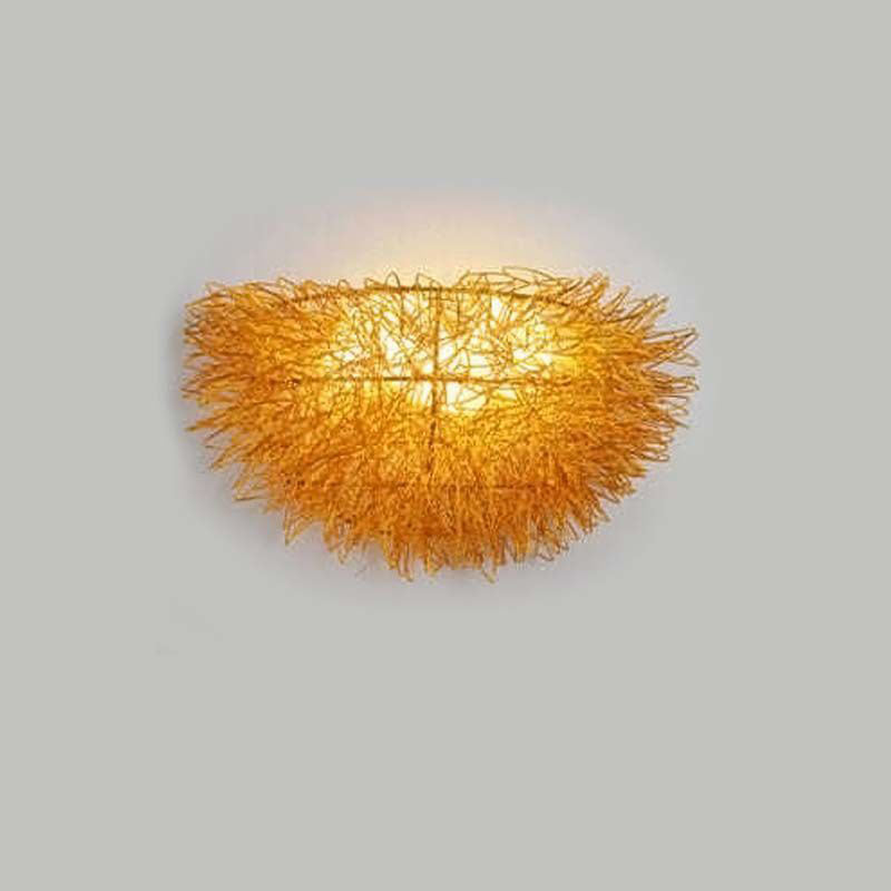 Aluminum Bird's Nest Living 3-Light Wall Lamp