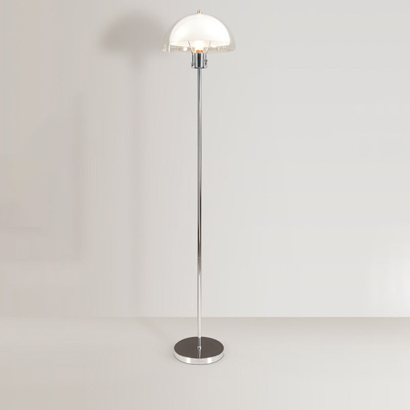 Half Round Long Acrylic Floor Lamp