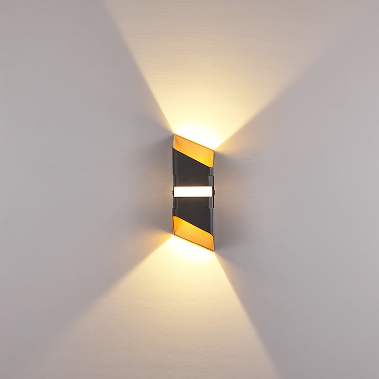Square Aluminum Glass Up Outdoor Light