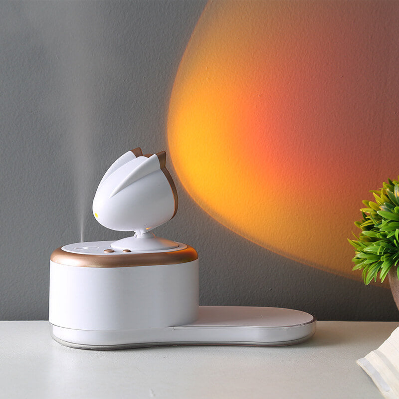 Wireless Rechargeable Humidifier Night Table Lamp