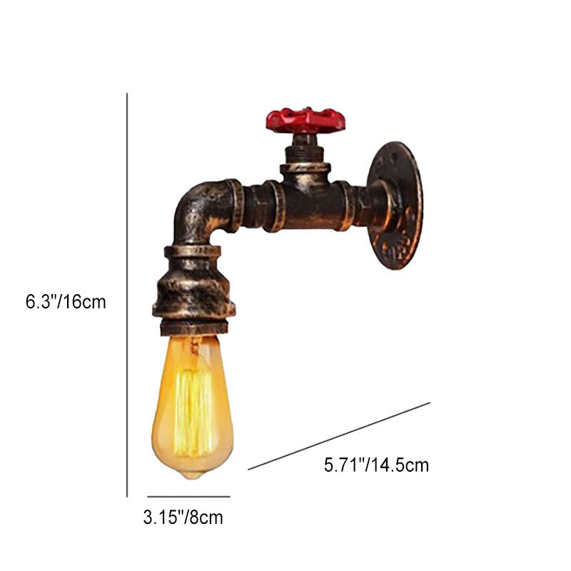Faucet Iron Living Room Wall Lamp
