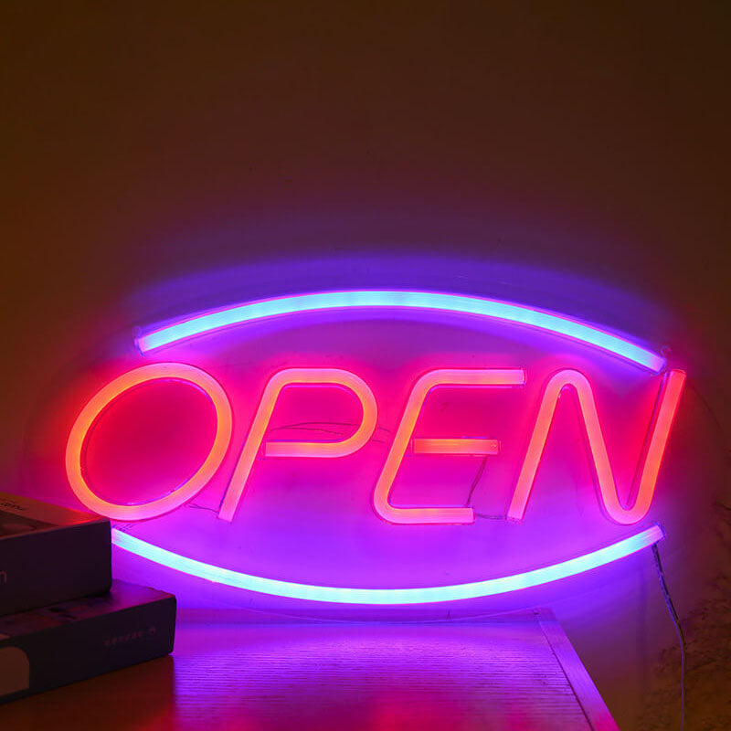 Neon Open Acrylic Atmosphere Floor Lamp