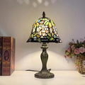 Flower Cup Alloy Stained Table Lamp