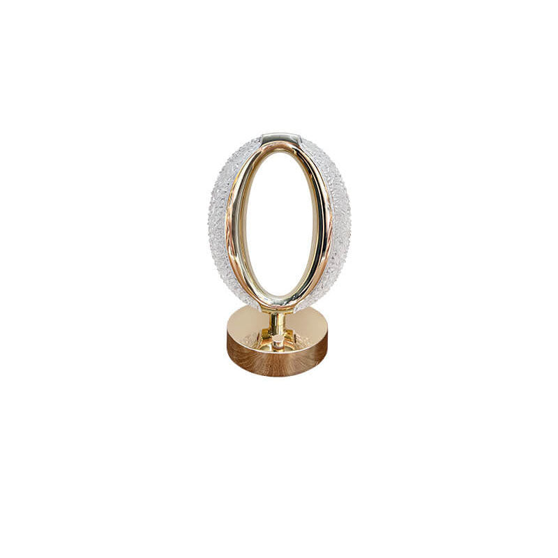 Ring Crystal Acrylic Touch Table Lamp