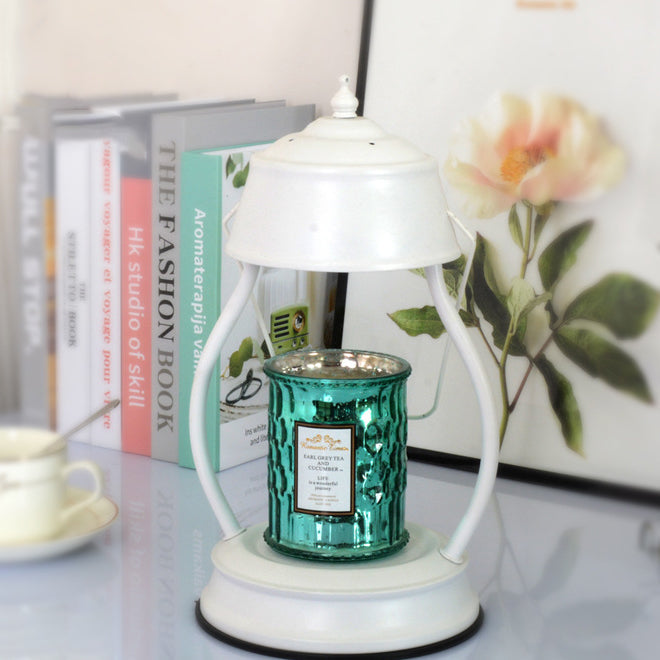 Electroplated Iron Round Frame Table Lamp