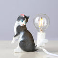 Resin Kitten Decor Mini Table Lamp