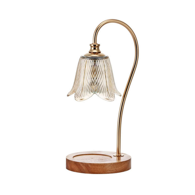 Log Marble Melting Wax Table Lamp