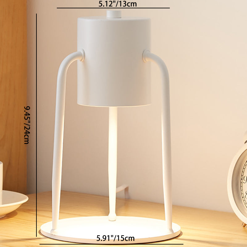 Cylinder Iron Melting Wax Table Lamp