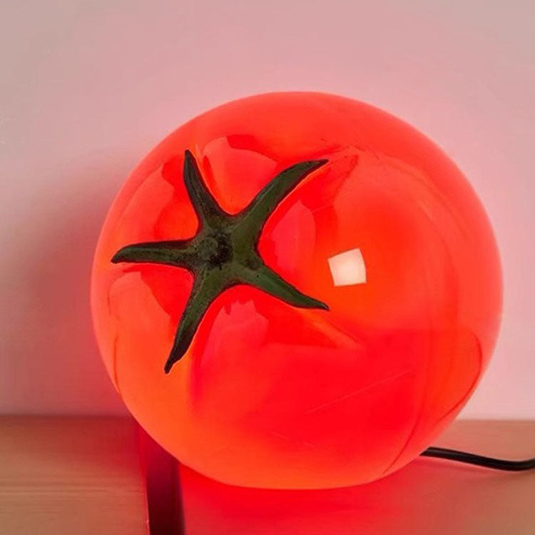 Resin Tomato Decorative Living Table Lamp