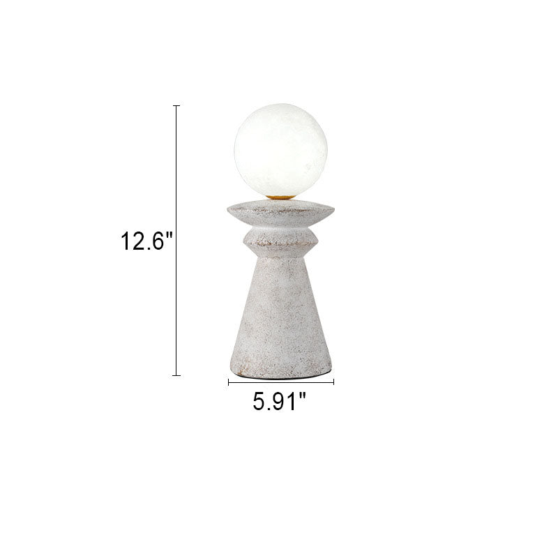 Style Moon Resin Table Lamp
