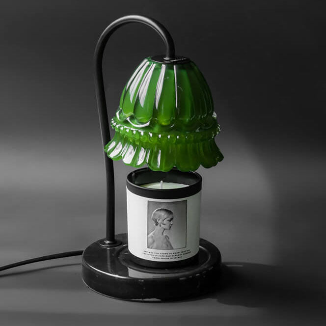 Glass Lily Valley Melting Table Lamp